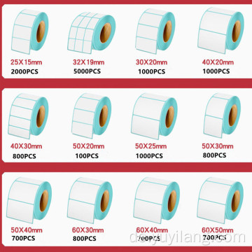 Thermisches Aufkleber Papier rollt Verpackungsetiketten